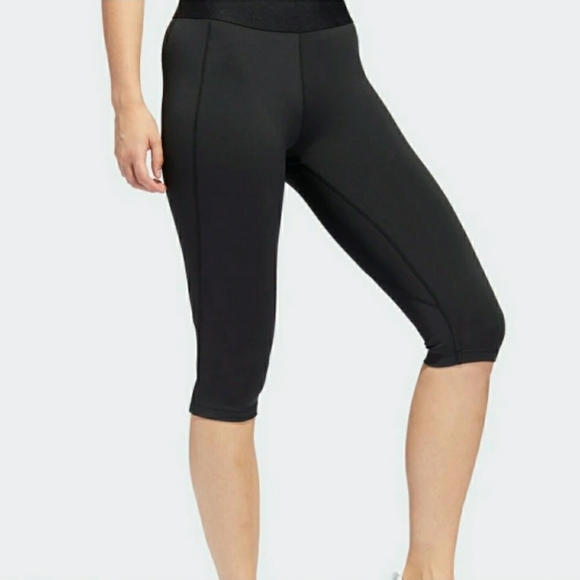 adidas Pants - Adidas Black Capri Leggings Workout Tights Pants